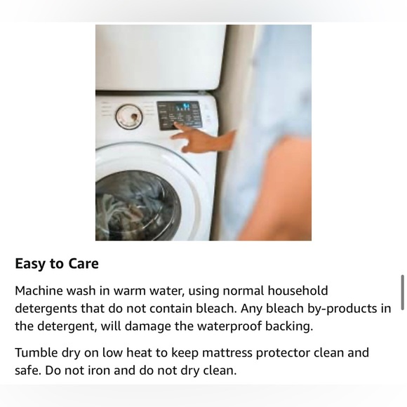 2 Zippered Mattress Protectors Fully-Encased Waterproof Cotton Bed Covers, 2 Pcs - Picture 14 of 15